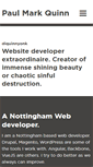 Mobile Screenshot of paulmarkquinn.co.uk