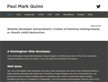 Tablet Screenshot of paulmarkquinn.co.uk